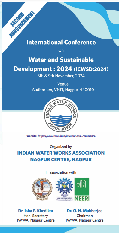 International conference on water & Sustainable development on 8-9 Nov 2024 Image